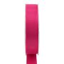 Ruban décoratif en polyester framboise WIARA, 50m, 25mm