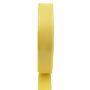 Ruban décoratif en polyester jaune WIARA, 50m, 25mm