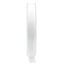 Ruban décoratif en polyester blanc neige WIARA, 50m, 15mm