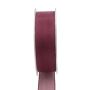 Ruban organza OSNA, rouge bordeaux, 25m, 25mm