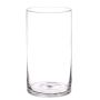 Bougeoir cylindre SANYA AIR en verre, transparent, 29cm, Ø15,5cm