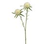 Branche de fleurs artificielles Dahlia pompon SNURK, crème, 45cm