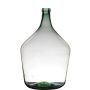 Vase ballon en verre JENSON, recyclé, vert-transparent, 46cm, Ø29cm