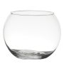 Vase boule TOBI EARTH en verre, transparent, 13cm, Ø16cm