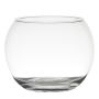 Vase boule TOBI EARTH en verre, transparent, 15,5cm, Ø20cm