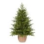 Sapin artificiel VANTAA, sac en jute, 90cm, Ø65cm