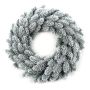 Couronne de sapin artificielle INARI, recouverte de neige, Ø45cm