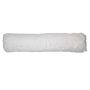 Coussin pare-air moelleux ARIFA aspect fourrure d'ours, blanc, 90x20x15cm