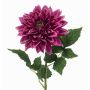 Fleur artificielle dahlia ZELRAN, mauve, 70cm, Ø15cm