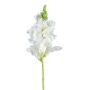 Fleur synthétique gueule-de-loup SIRKALE, blanche, 40cm, Ø11cm