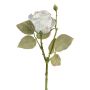 Fleur décorative Rose ZORKLIN, blanc, 45cm