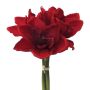 Bouquet artificiel Amaryllis LOMIRE, rouge, 30cm