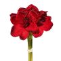 Bouquet artificiel Amaryllis LOMIRE, rouge foncé, 30cm