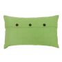 Coussin pour canapé TALINA, avec boutons, vert pomme, 50x30cm