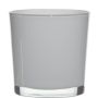Cache-pot en verre ALENA, blanc, 13cm, Ø13cm