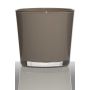Cache-pot en verre ALENA, brun, 12,5cm, Ø14,5cm
