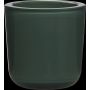 Porte-bougie NICK en verre, vert sapin, 7,5cm, Ø7,5cm