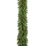 Guirlande de sapin artificielle HEINOLA avec pommes de pin, verte, 270cm, Ø30cm
