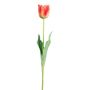 Fleur décorative Tulipe perroquet SOLAL, orange, 65cm