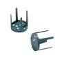 Porte-épingles SIMAR pour la fixation de compositions florales en mousse, sur des surfaces lisses, 100 pièces, vert, 3cm, Ø3cm