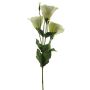 Branche en tissu Lisianthus ALARONA, crème, 55cm
