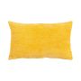 Coussin décoratif en toile KALUA, jaune, 50x30cm