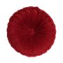 Coussin rond / Pouf BELLONA, rouge, 10x40cm