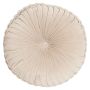 Coussin rond / Pouf BELLONA, beige, 10x60cm