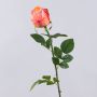 Rose artificielle SUNJIK, orange-rose-jaune, 75 cm, Ø 7 cm