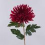 Chrysanthème artificiel HIKJON, corail, 75cm, Ø18cm