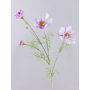 Branche décorative de cosmos HIKJAN, blanc-violet, 80 cm