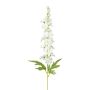 Fleur en plastique Pied d'alouette VALENRA, blanc, 85cm