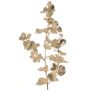 Branche d'eucalyptus artificielle MALFHY, argent-or métallisé, 75 cm