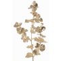 Branche d'eucalyptus synthétique MALFHY, argent-or métallisé, 75cm