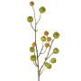 Branche synthétique de pommier ornemental NONGIH avec fruits, vert-orange, 60cm