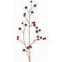 Branche synthétique de pommier ornemental NONGIH avec fruits, rouge foncé, 90cm