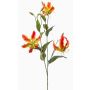 Branche décorative de gloriosa TROFEL, orange-jaune, 90 cm