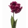 Tulipe perroquet décorative LIOMARA, lilas foncé, 65 cm