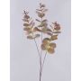 Branche d'eucalyptus artificielle ERINDALS, vert-bordeaux, 90 cm