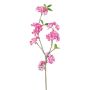 Branche décorative de cerisier du Japon FYNLOK avec des fleurs, rose fuchsia, 75cm
