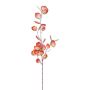 Branche artificielle Eucalyptus VORTAN, corail, 85cm