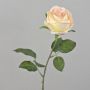 Rose artificielle FINAKAS, rose crème, 65 cm, Ø 9 cm