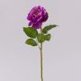 Rose synthétique WINAKAS, violette, 35cm, Ø10cm
