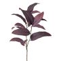 Branche décorative Eucalyptus FRULMO, rouge bourgogne, 90cm