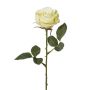 Fleur artificielle Rose CESOPY, crème-vert, 35cm, Ø6,5cm