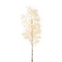 Branche décorative Cotinus coggygria SLANDE avec des fleurs, crème, 45cm