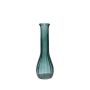 Vase de table en verre KOSTA, bleu pétrole-transparent, 21,5cm, Ø7cm