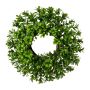 Couronne décorative de buis ZATRI, vert, Ø28cm