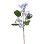 Branche de fleurs artificielles Hortensia VESLON, bleu clair, 65cm