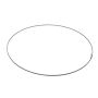Cercle métallique OASIS® en fil plat ondulé, gris, Ø30cm